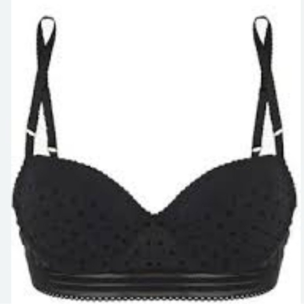 NWT STELLA MCCARTNEY YASMEN GROOVING CONTOUR PLUNGE BRA SIZE 32D